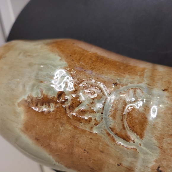 Vintage Signed Rosenblatt 1959 Redware Ceramic Vase Jar 6 1/4" - Picture 12 of 12